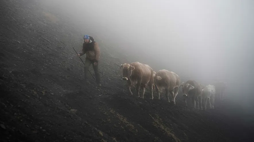 El Pic Negre, denominado así tanto por su atmósfera sombría como por el color oscuro de ...
