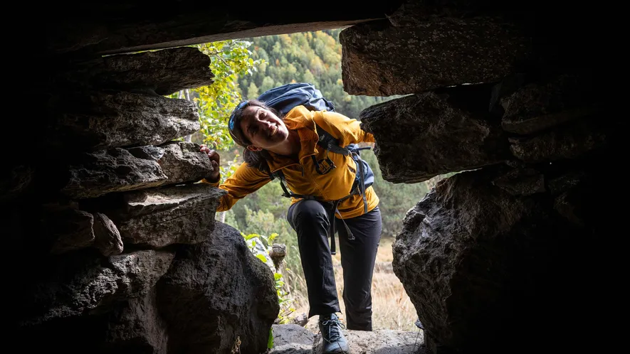 En algunas áreas más elevadas del Parque Natural de Sorteny se pueden encontrar antiguas cabañas de ...