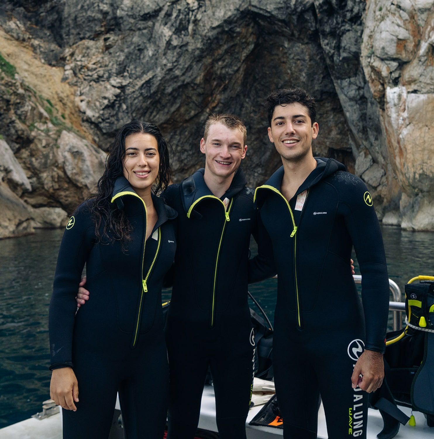 Ganadores de la Hackaton: Joan Arnal, Emma Martínez y Gerard Truyols